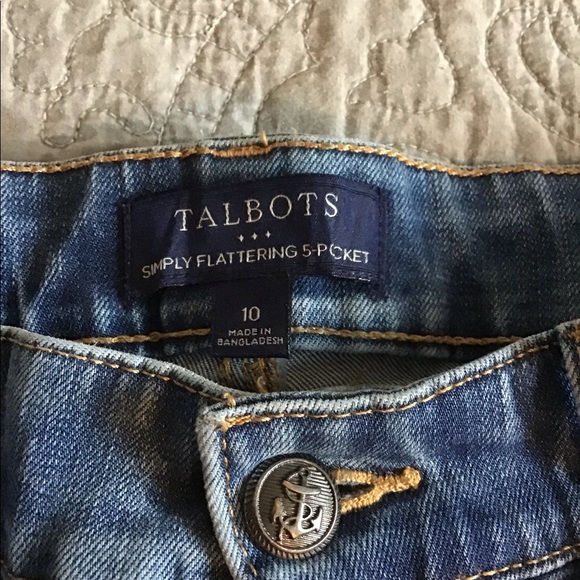 Talbots simply flattering 5-pocket jean size 10 - Picture 3 of 6